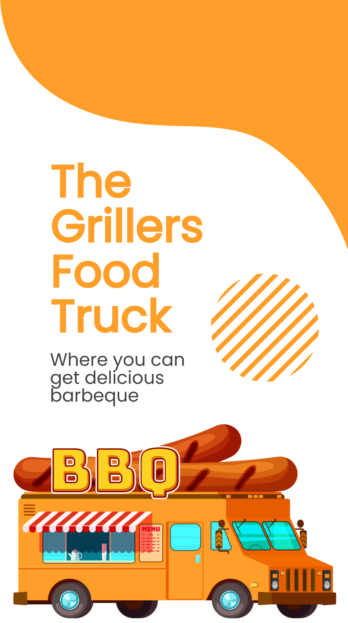 Free Bbq Food Truck Instagram Story Template