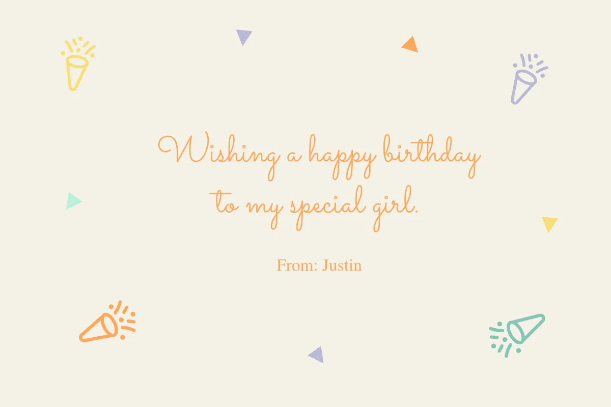 Free 25th Birthday Card For Girl Template to Edit Online