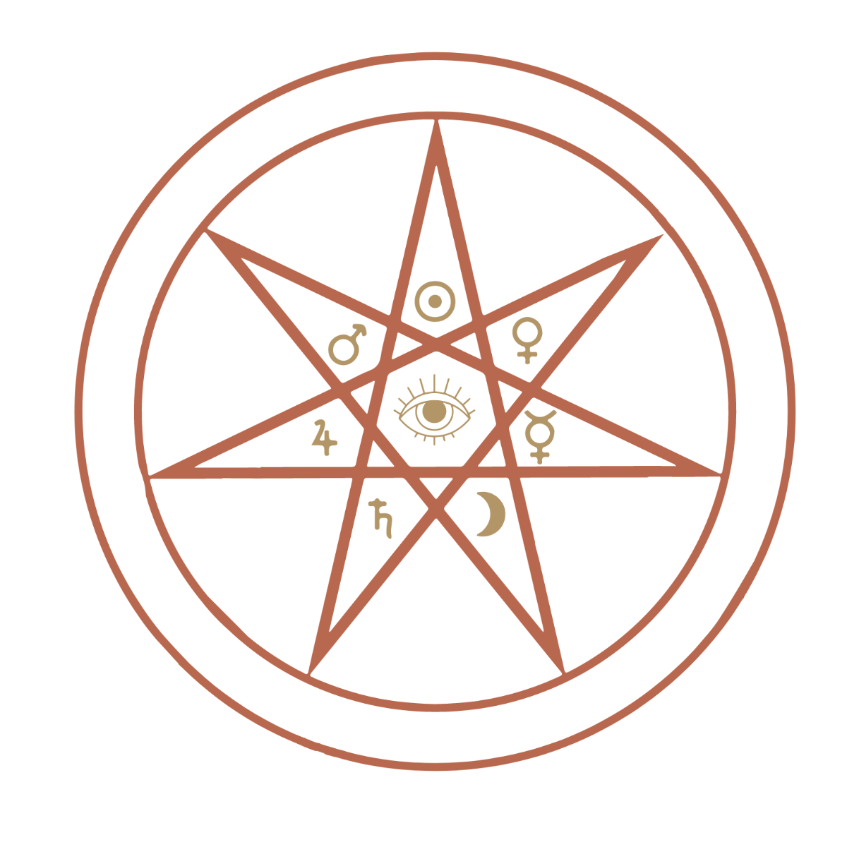 Free Alchemy Star Clipart Template