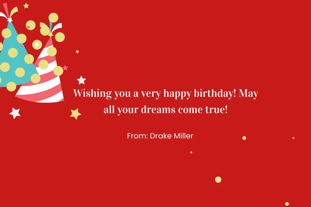 Free Sample 21st Birthday Card Template to Edit Online