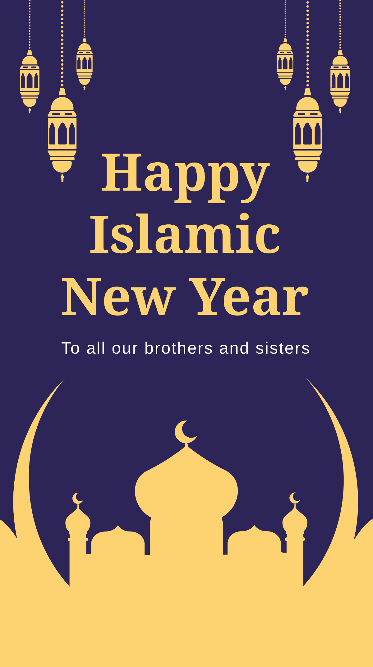 Islamic New Year Instagram Story