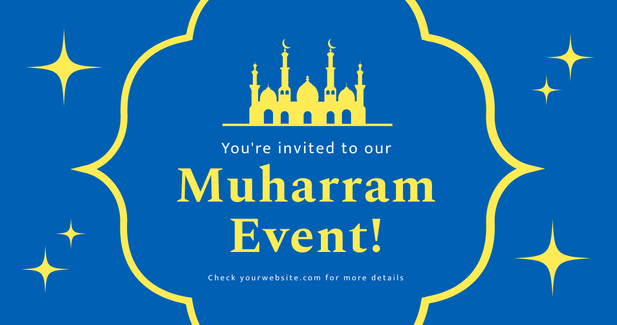 Muharram Invitation Facebook Post
