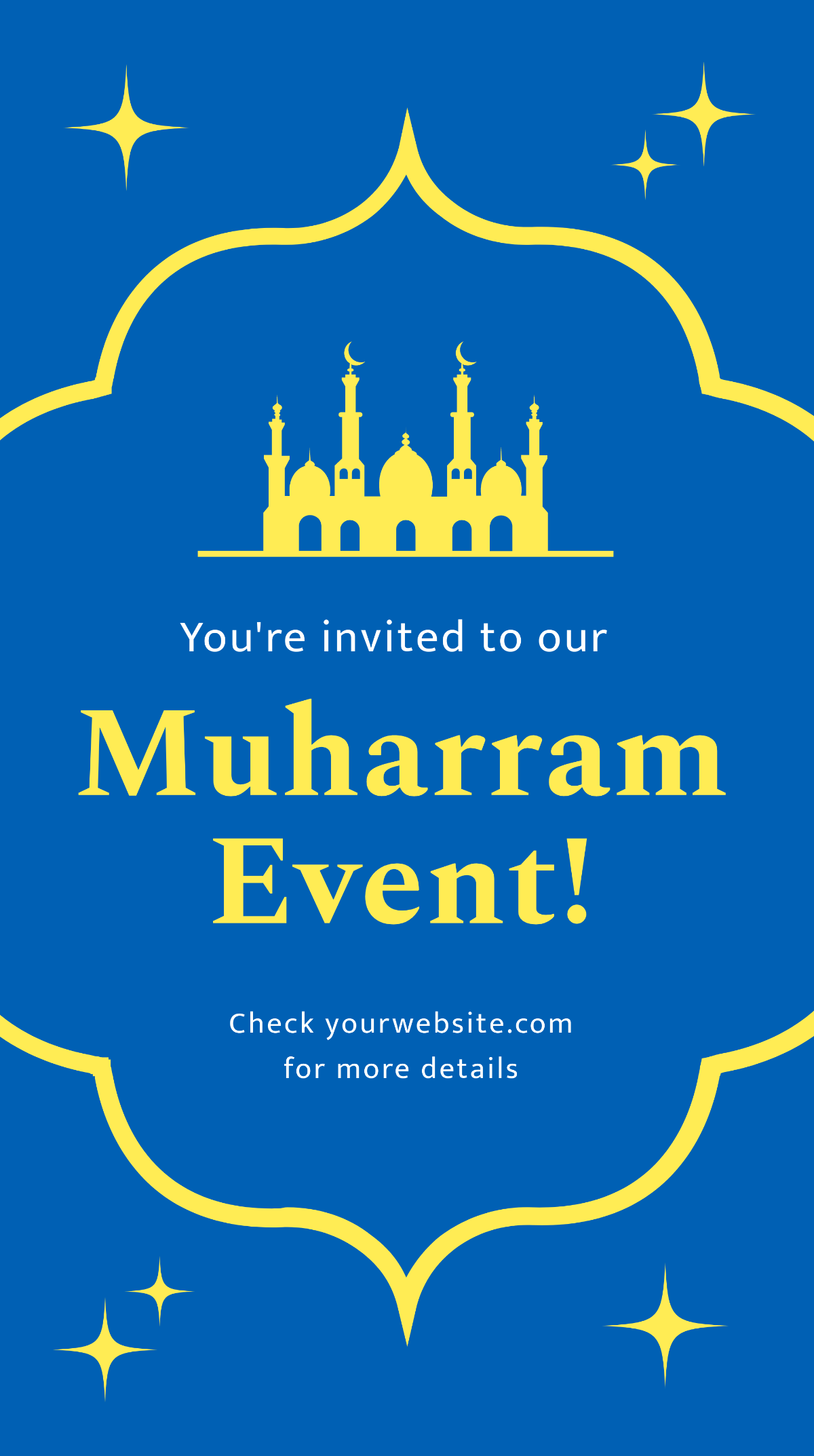 Muharram Invitation Whatsapp Post