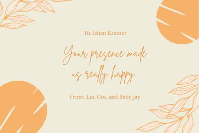 Free Photo Baby Shower Thank You Card Template to Edit Online