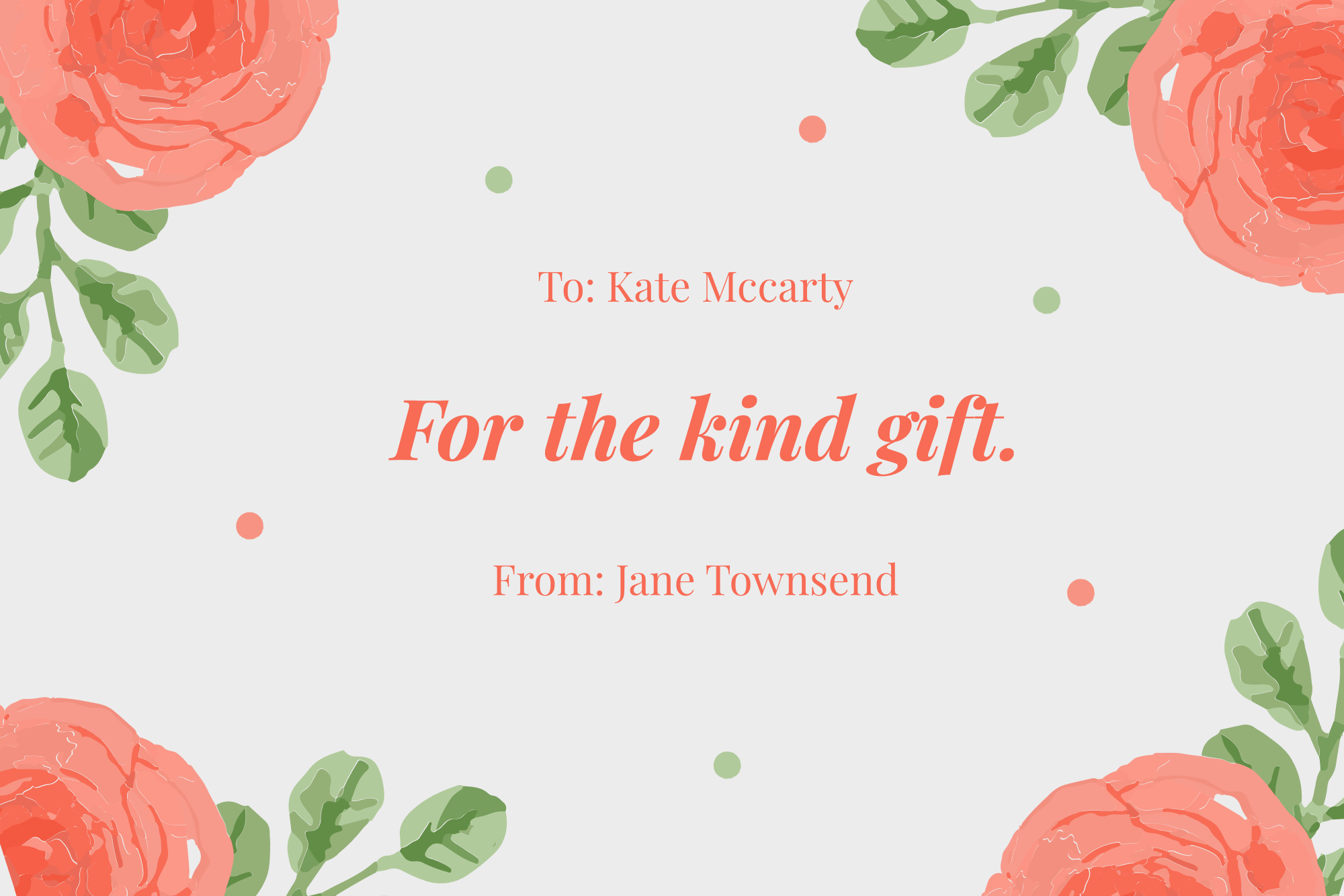 Free Floral Photo Thank You Card Template to Edit Online