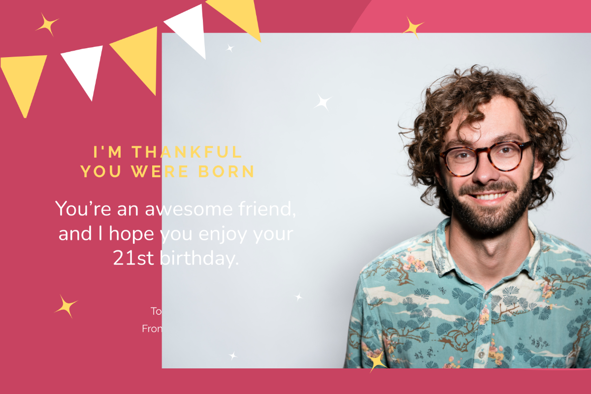 Free Birthday Thank You Card Template