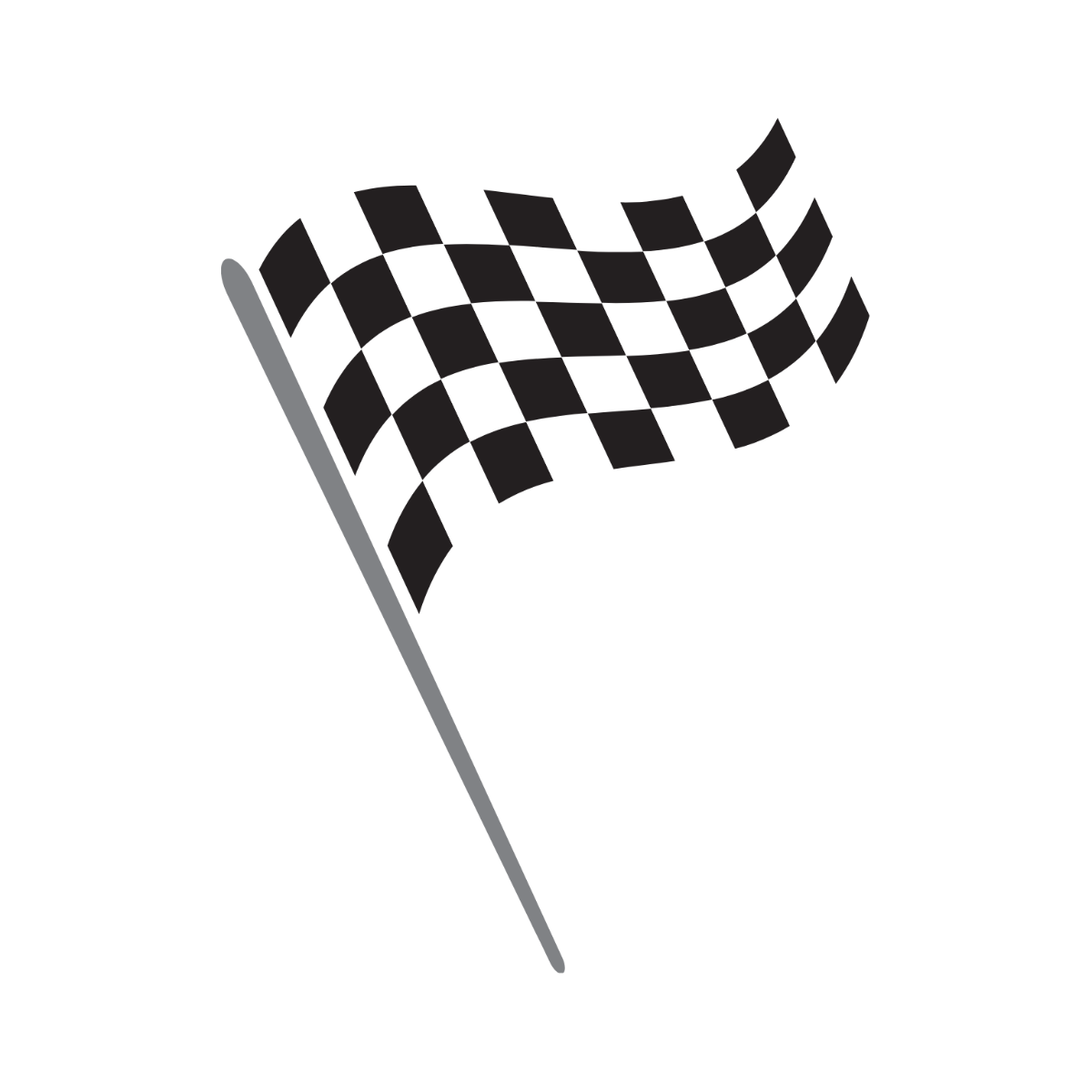Modern Racing Flag clipart Template