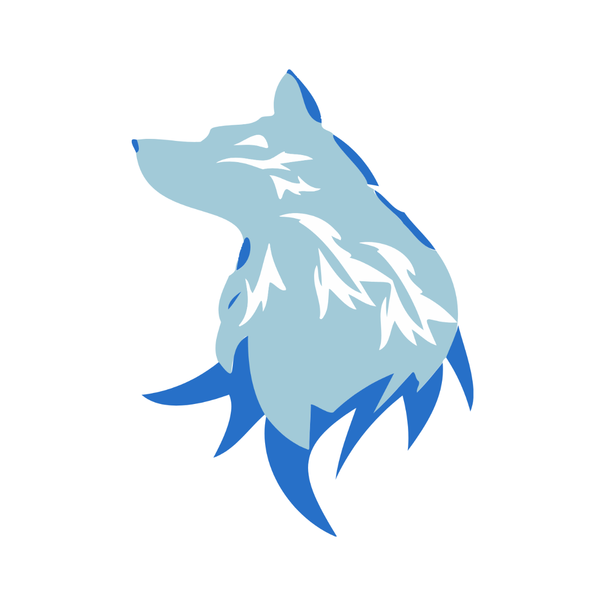 Polar Wolf clipart