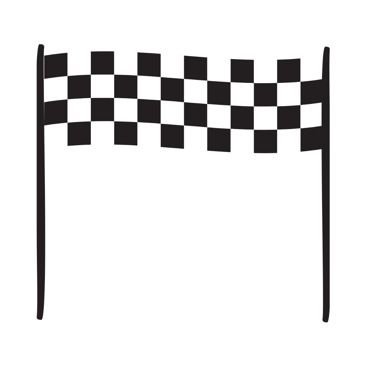 Racing Start Flag clipart Template