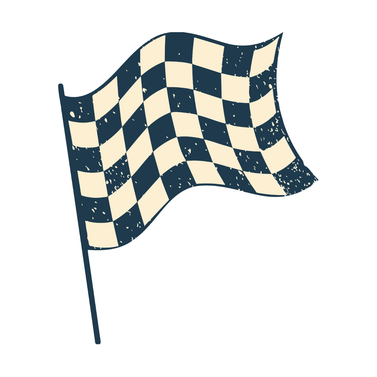 Grunge Checkered Flag clipart