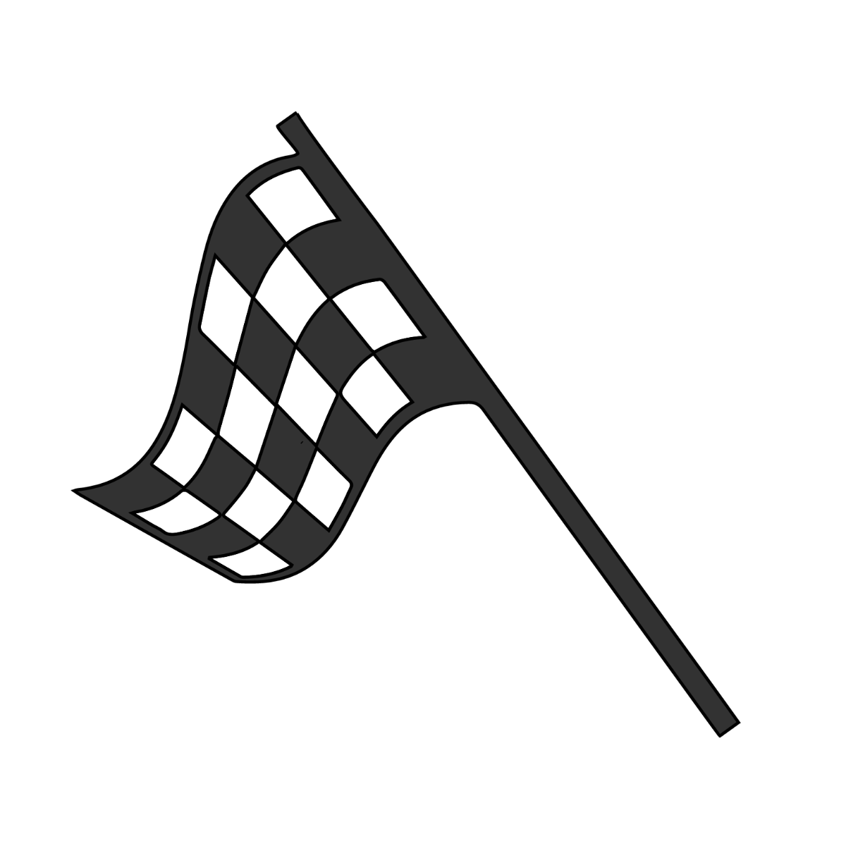 Sports Racing Flag clipart