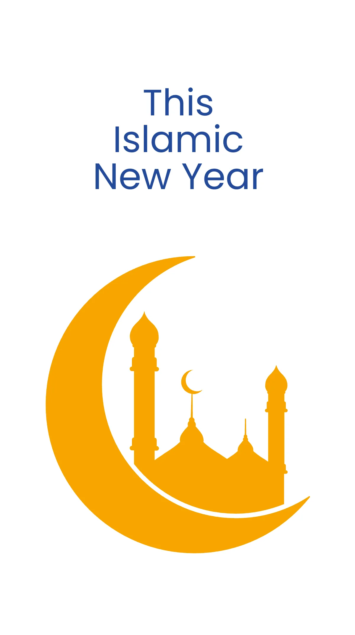 Free Islamic New Year Promotional Instagram Story Template to Edit Online