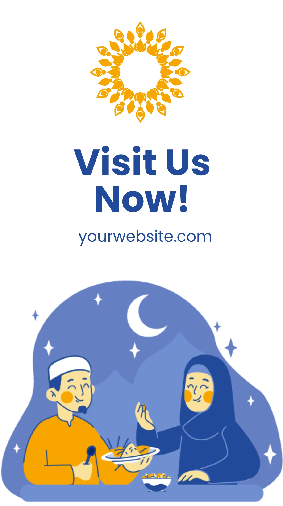 Free Islamic New Year Promotional Instagram Story Template to Edit Online