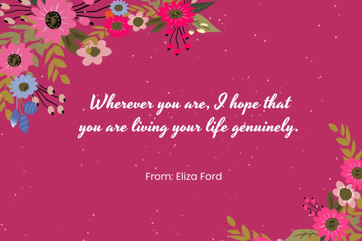 Free Floral Birthday Card For Sister Template to Edit Online