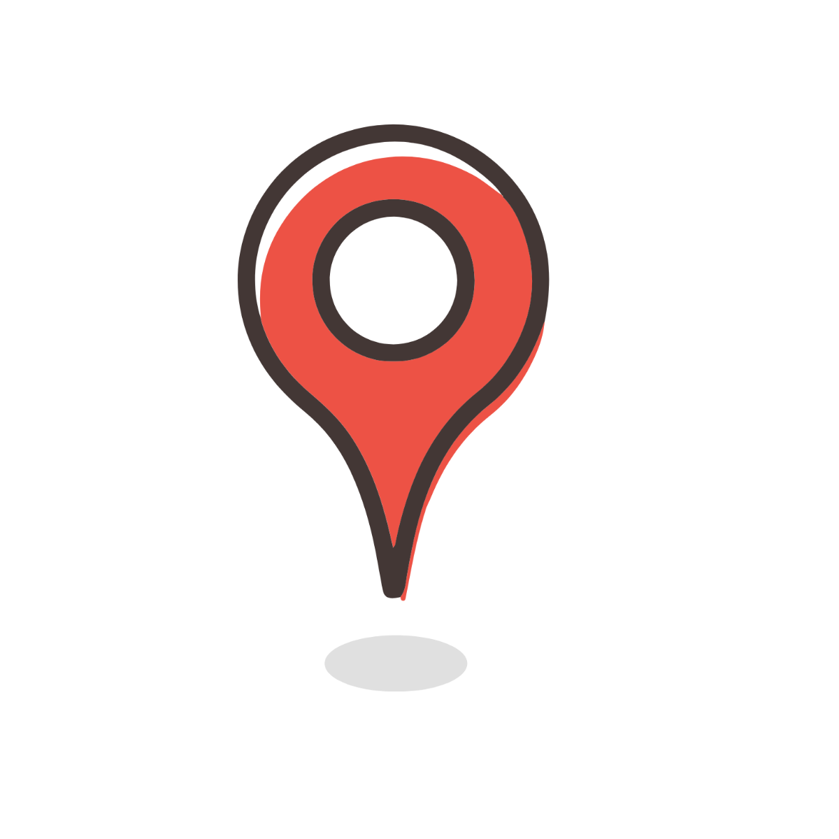 Current Location Clipart Template