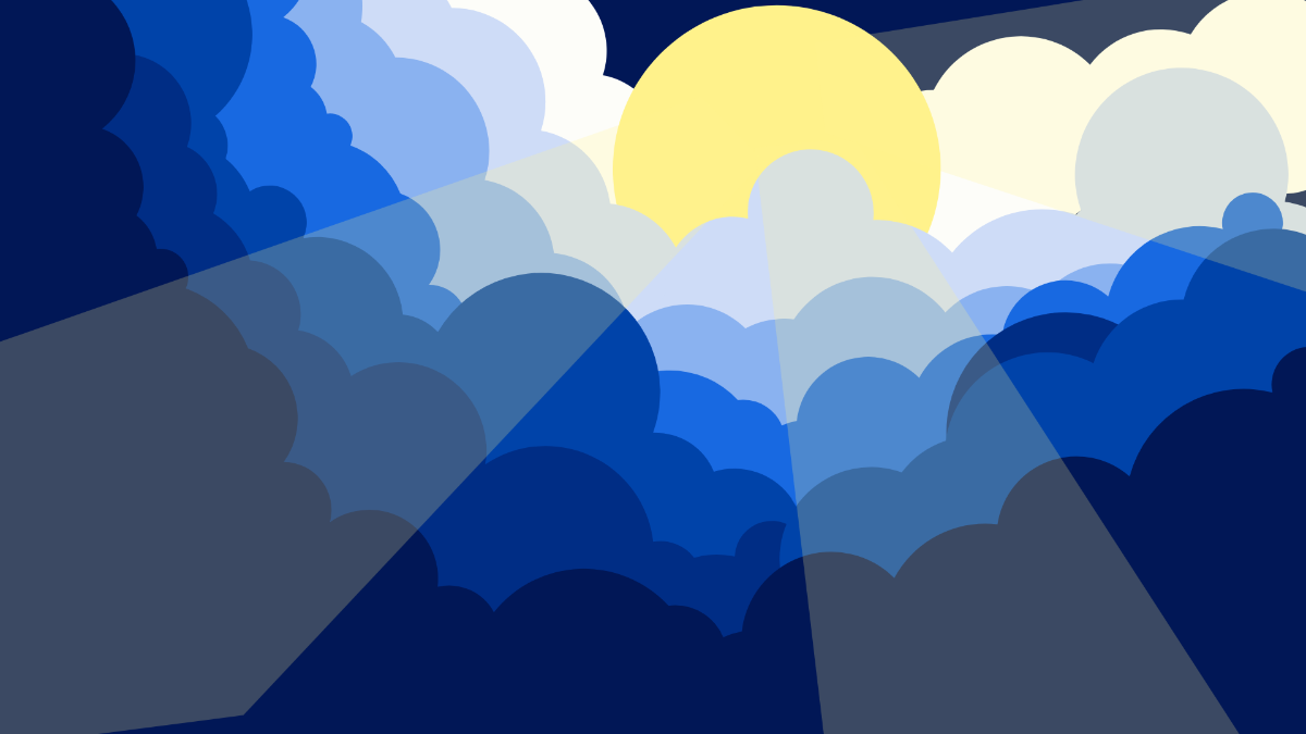 Dramatic Clouds Background Template