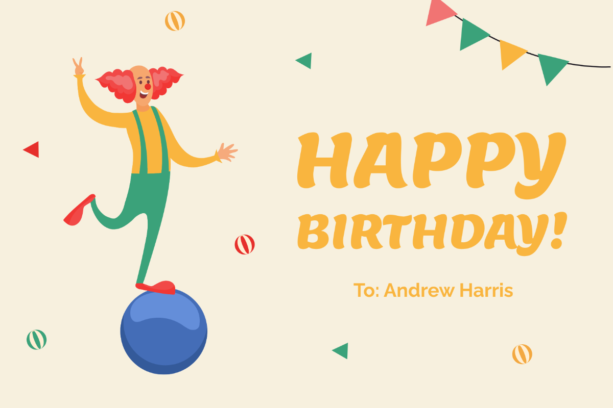 Free Funny Birthday Card For Brother Template
