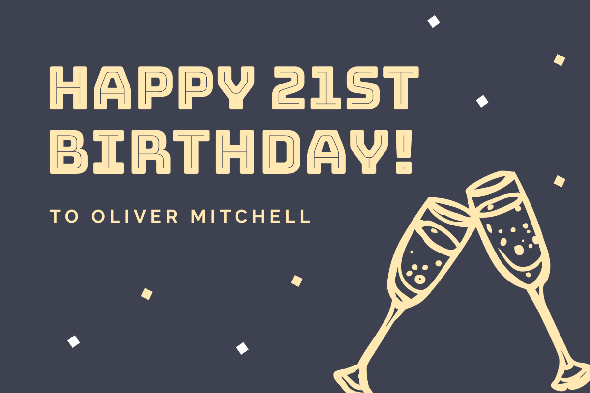 Free Simple Birthday Card For Brother Template