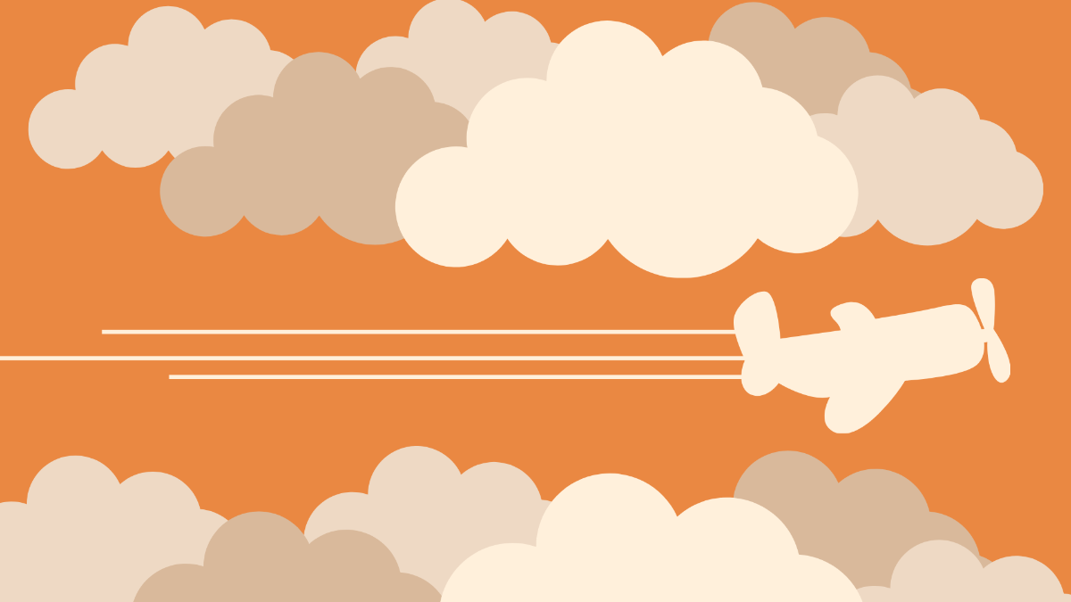 Beige Cloud Background Template
