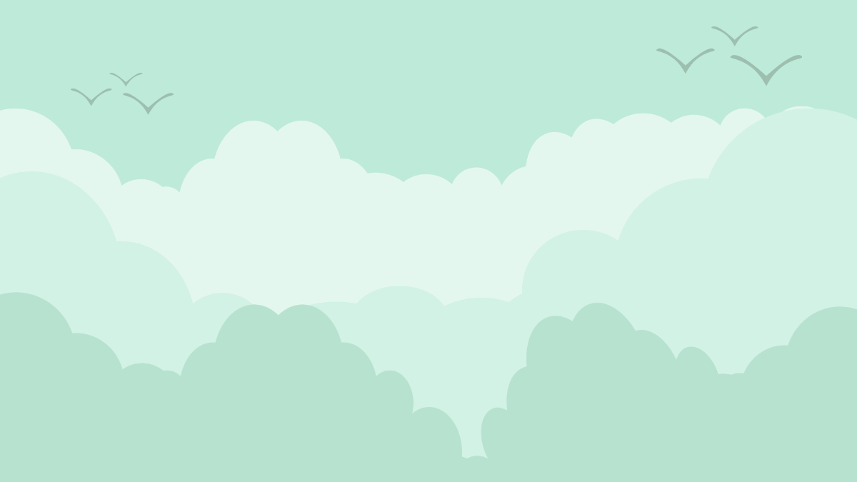 Fluffy Cloud Background Template