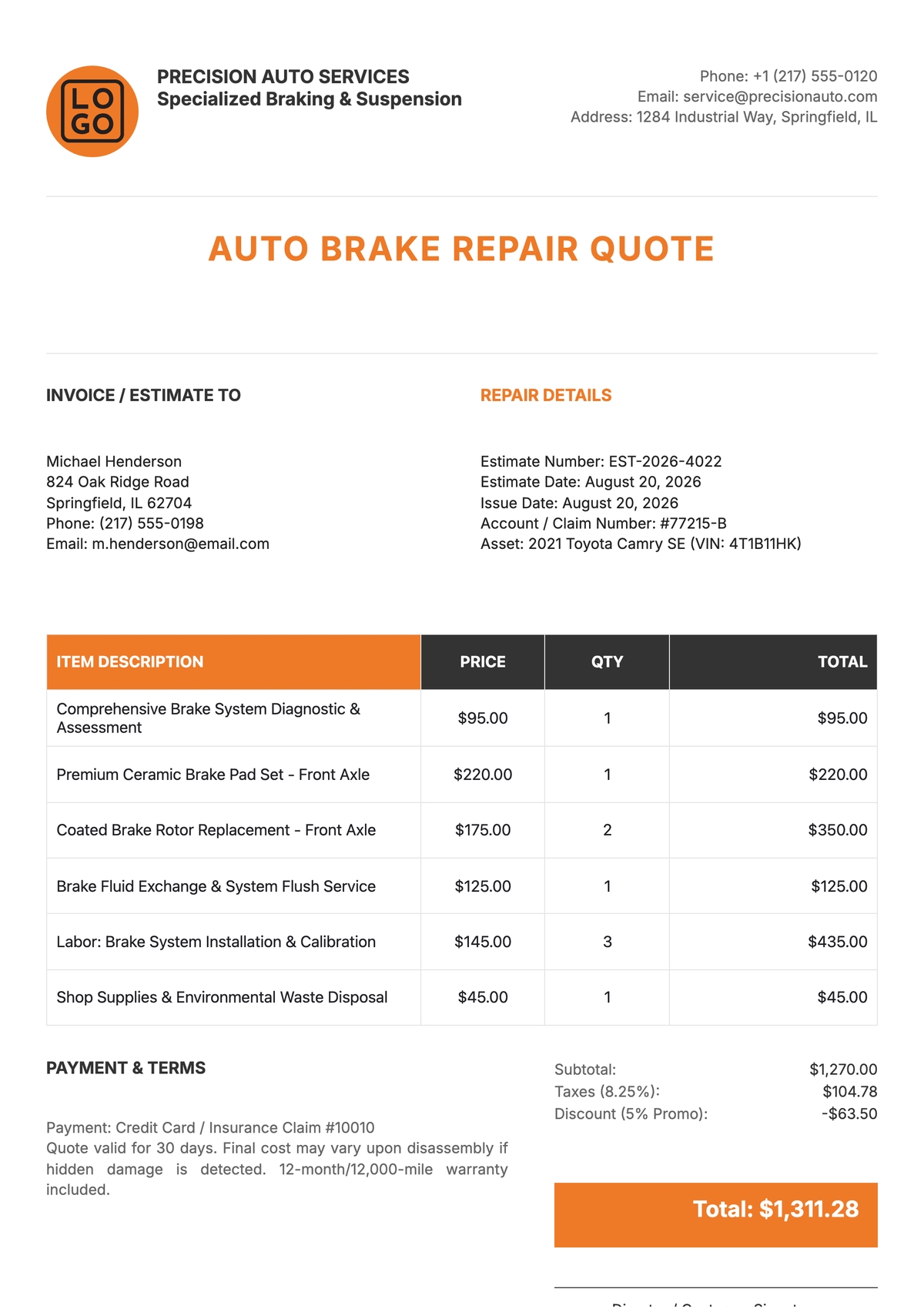 Editable Repair Templates In Excel To Download