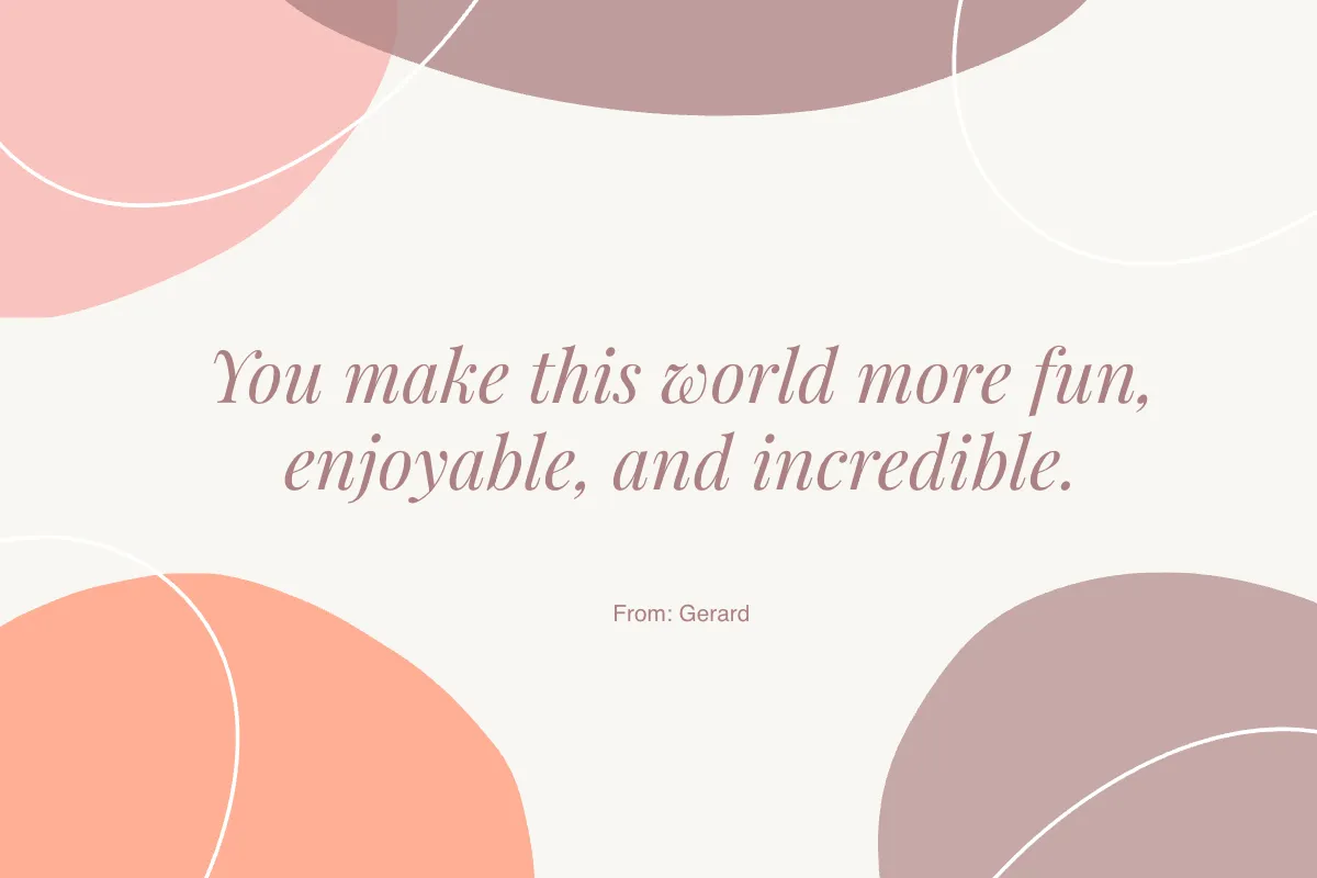 Free Romantic Birthday Card For Wife Template to Edit Online