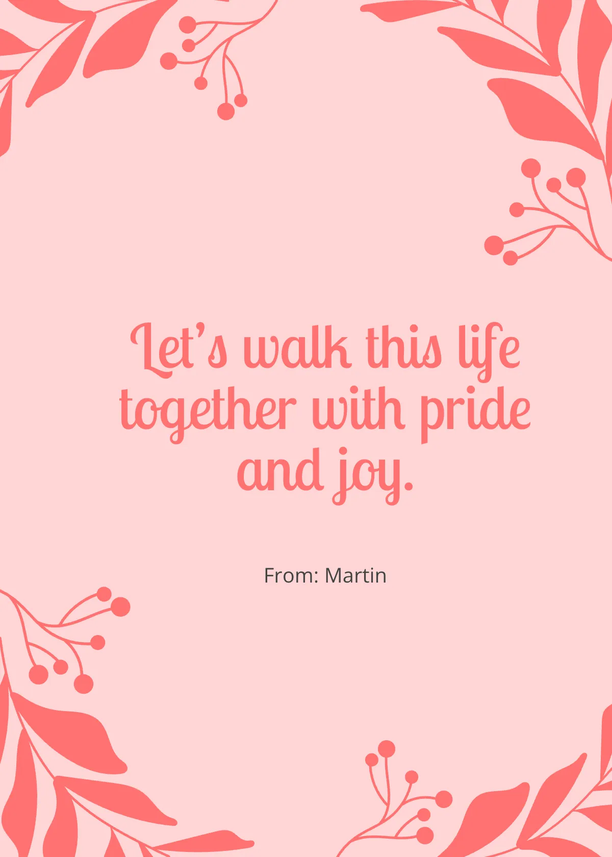 Free Unique Birthday Card For Wife Template to Edit Online