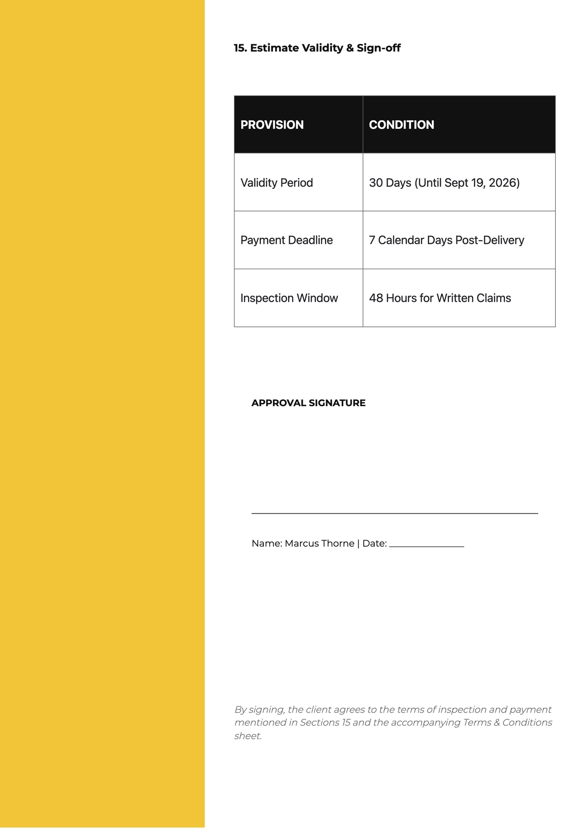 Free Business Proposal Quotation Template & AI Quotation Maker