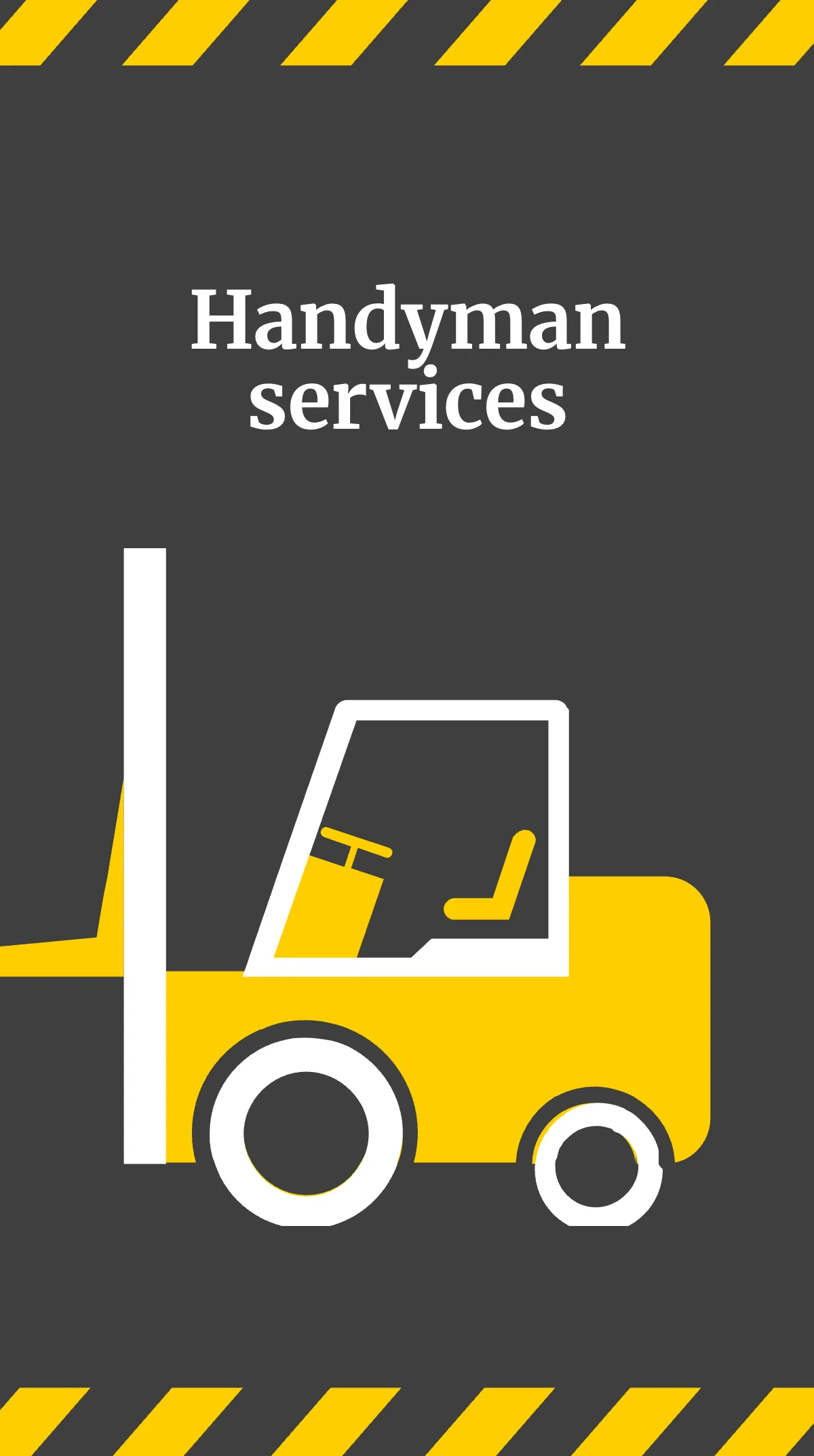 Free Handyman Service Instagram Story Template to Edit Online