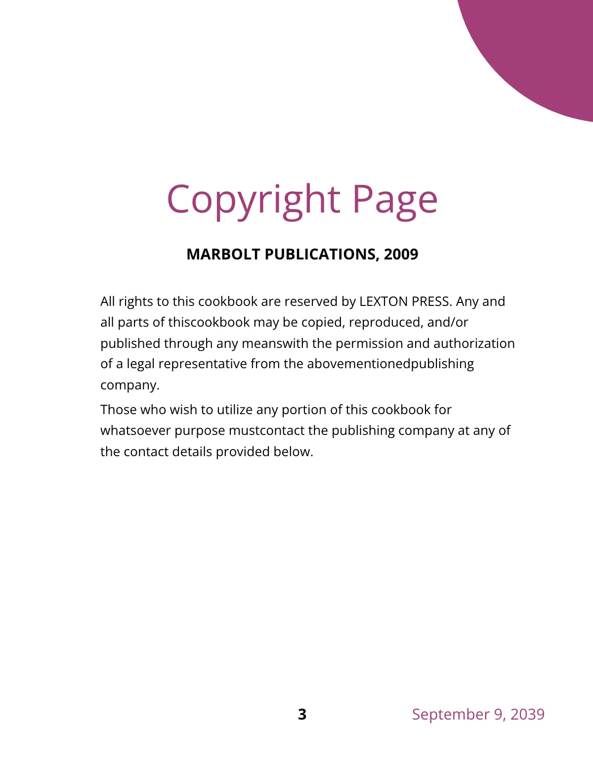 Free Modern Healthy Cookbook Template to Edit Online