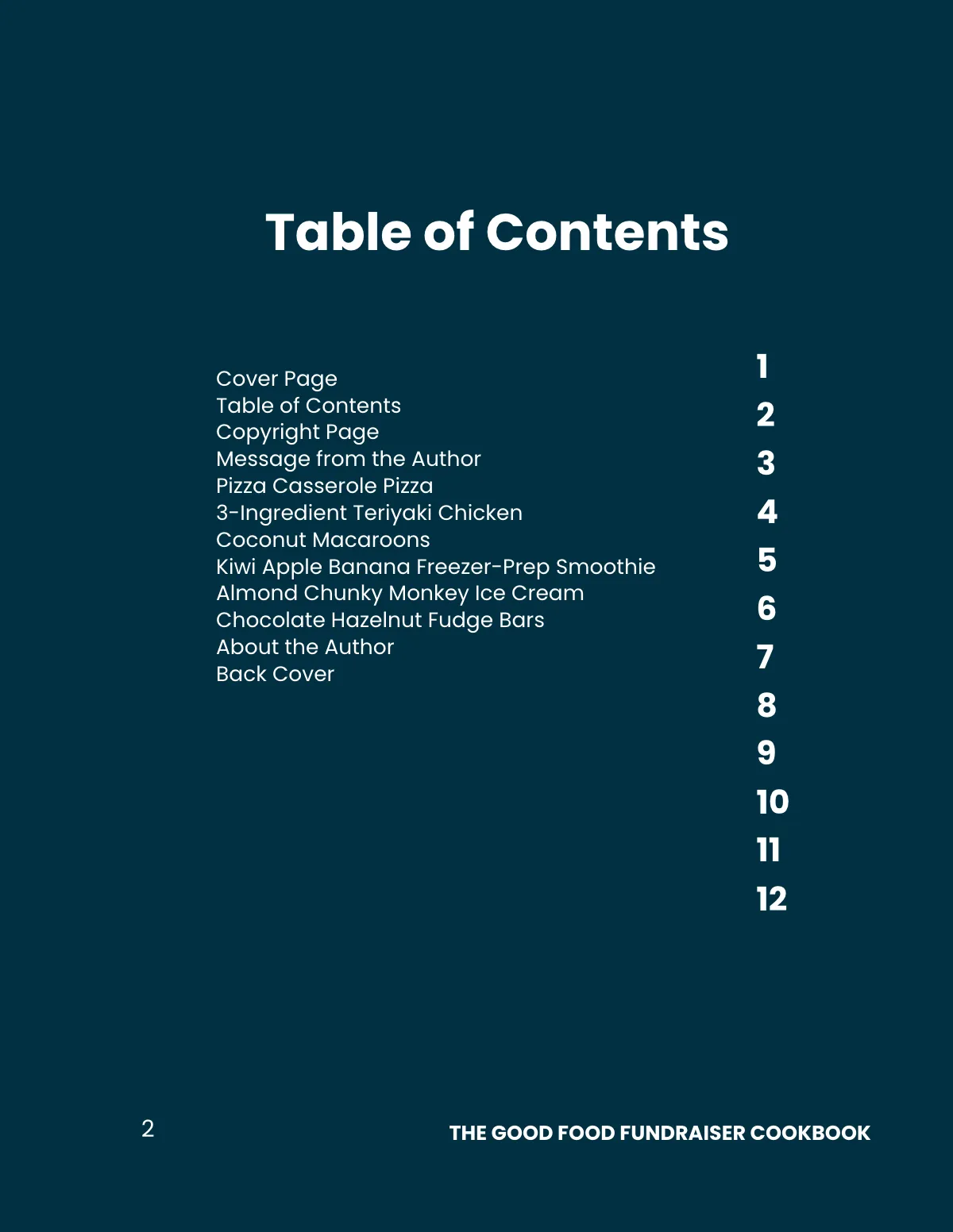 Free Elegant Fundraiser Cookbook Template to Edit Online
