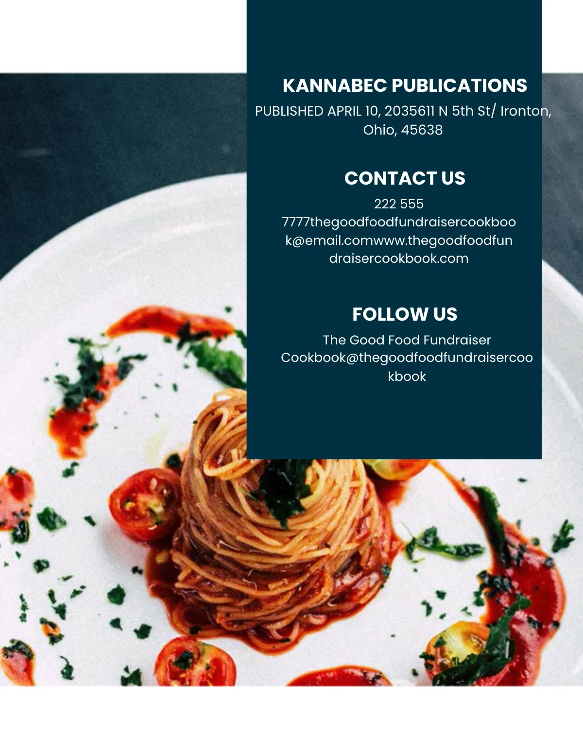 Free Elegant Fundraiser Cookbook Template to Edit Online