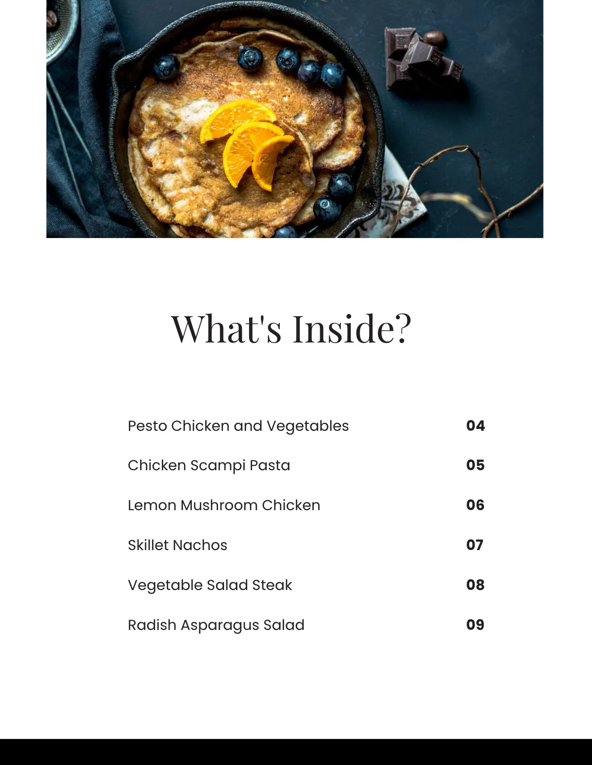 Free Elegant Journal Cookbook Template to Edit Online