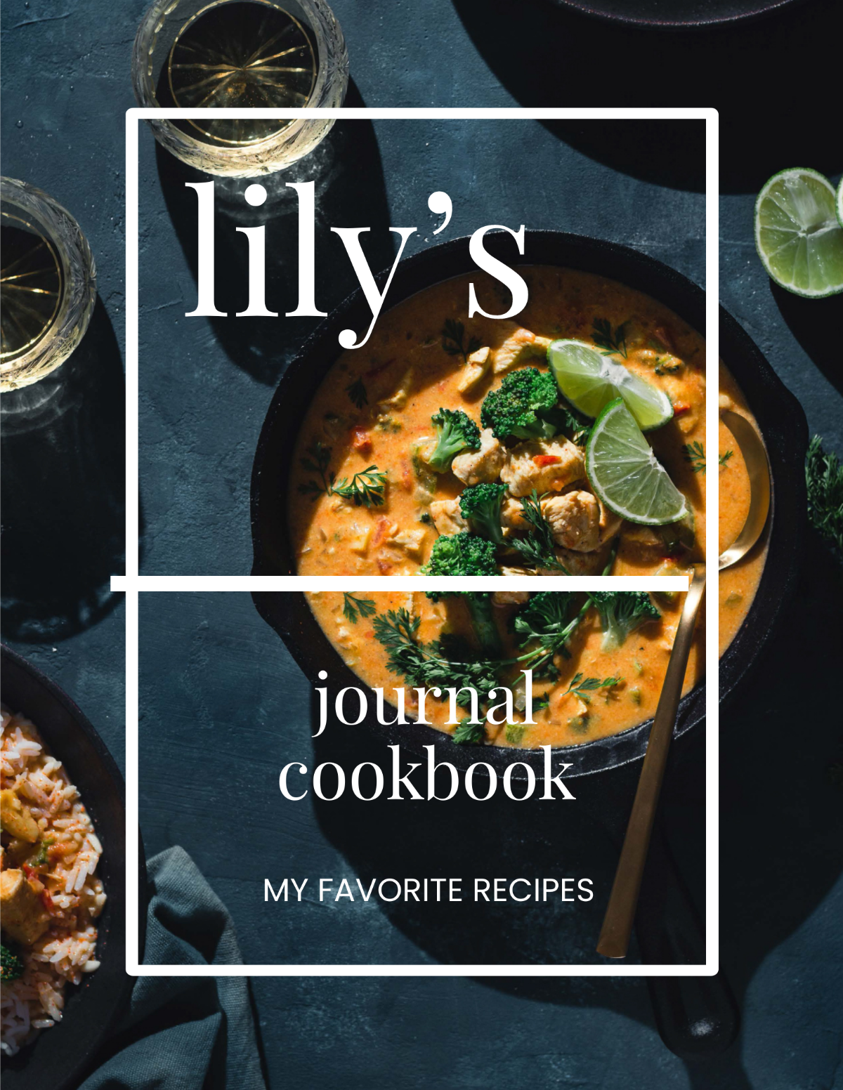 Free Elegant Journal Cookbook Template