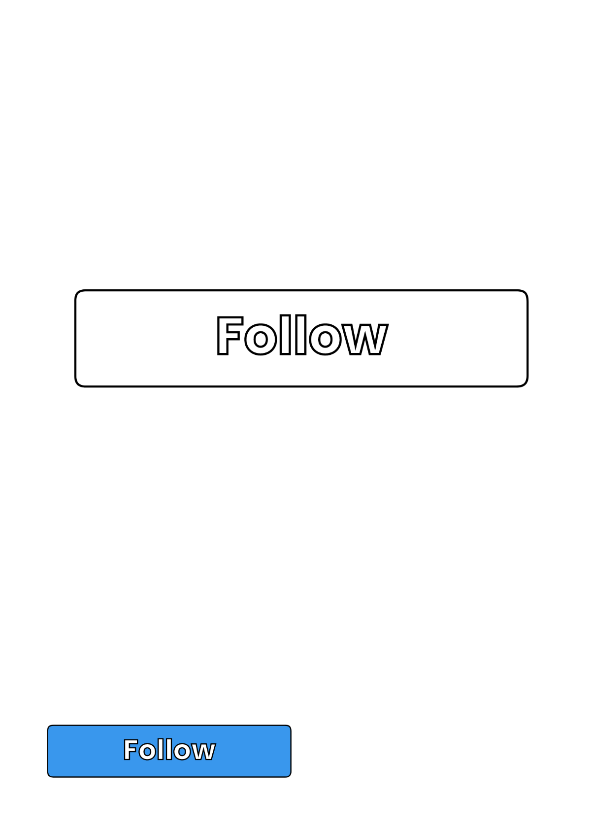Instagram Follow Coloring Page Template
