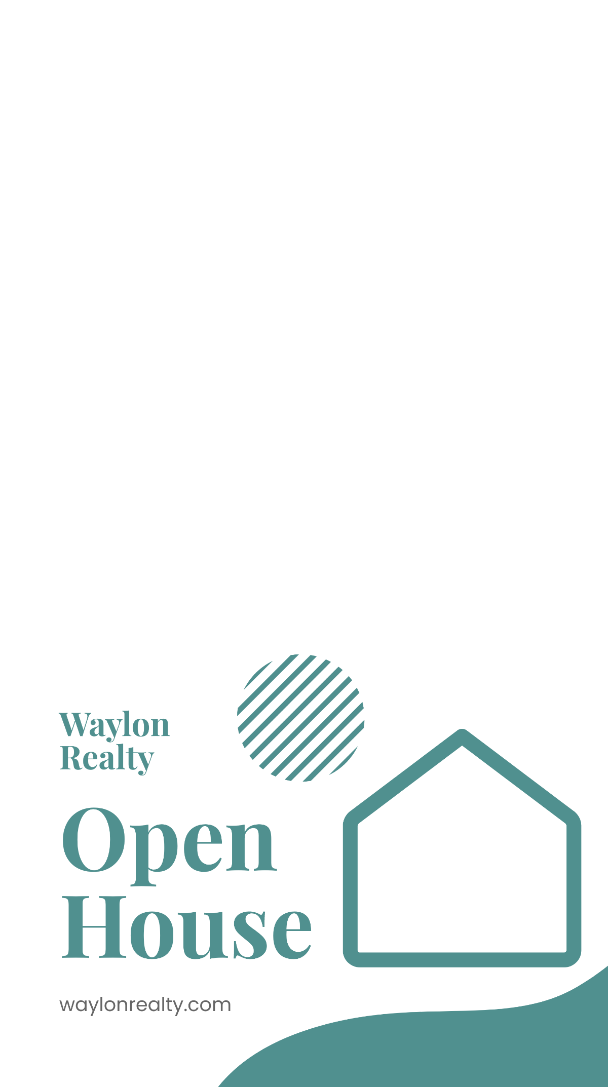 Realtor Open House Snapchat Geofilter Template