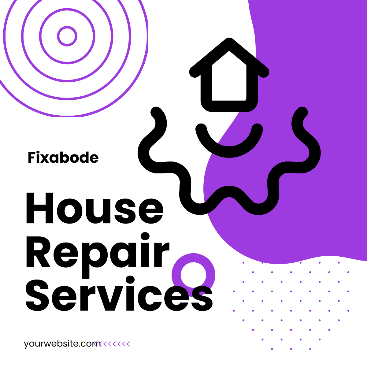 Free House Repair Service Instagram Post Template