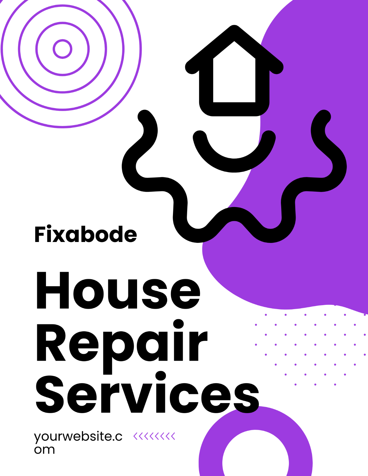 House Repair Service Flyer Template