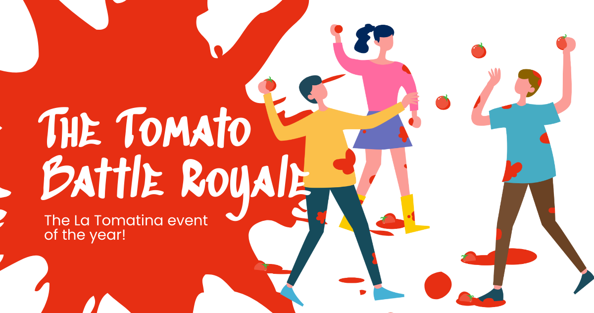 La Tomatina Event Facebook Post
