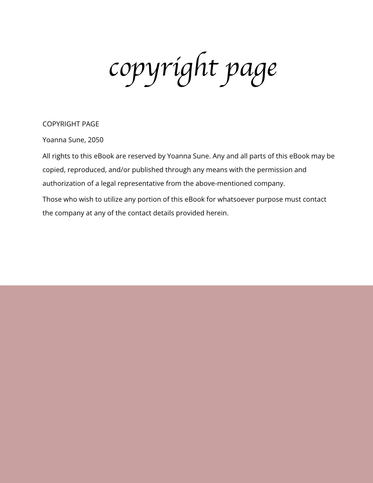 Free Multipurpose eBook Template to Edit Online