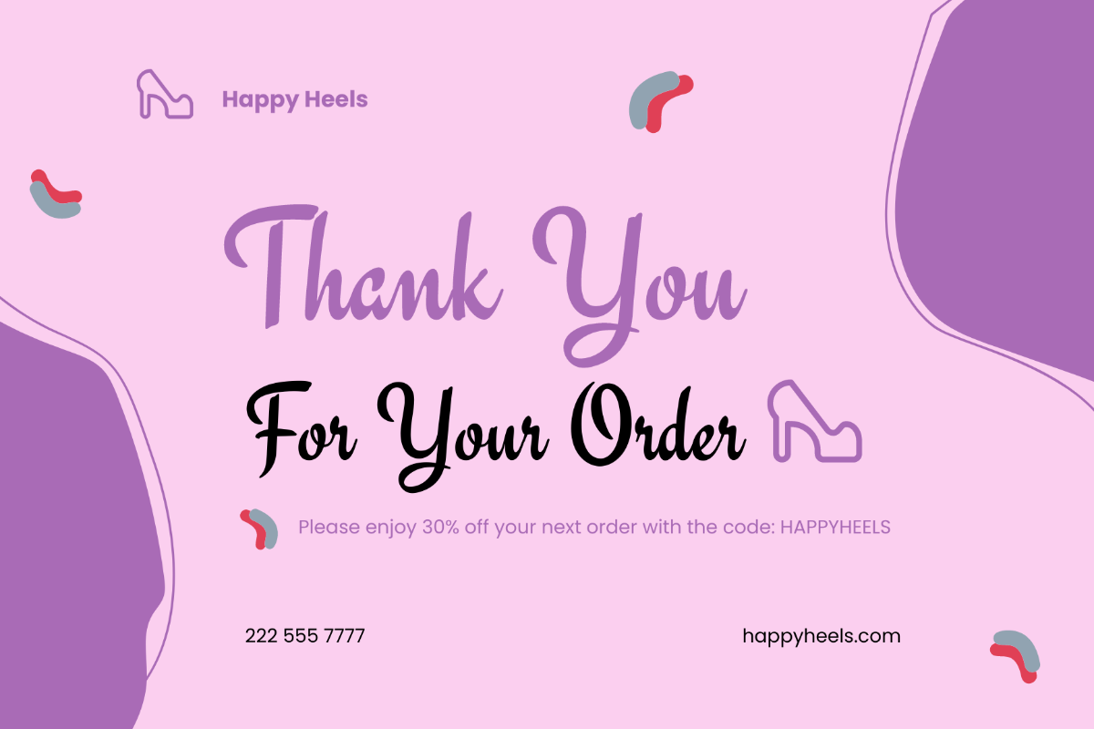 Free Business Appreciation Thank You Card Template