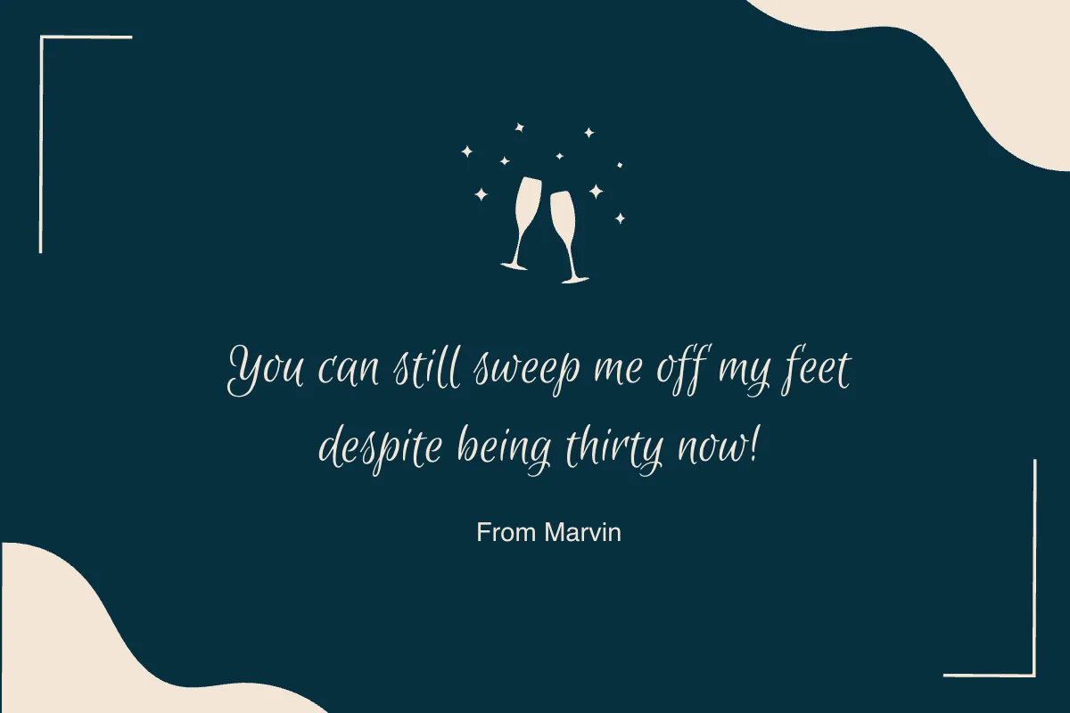 Free 30th Birthday Card For Him Template to Edit Online