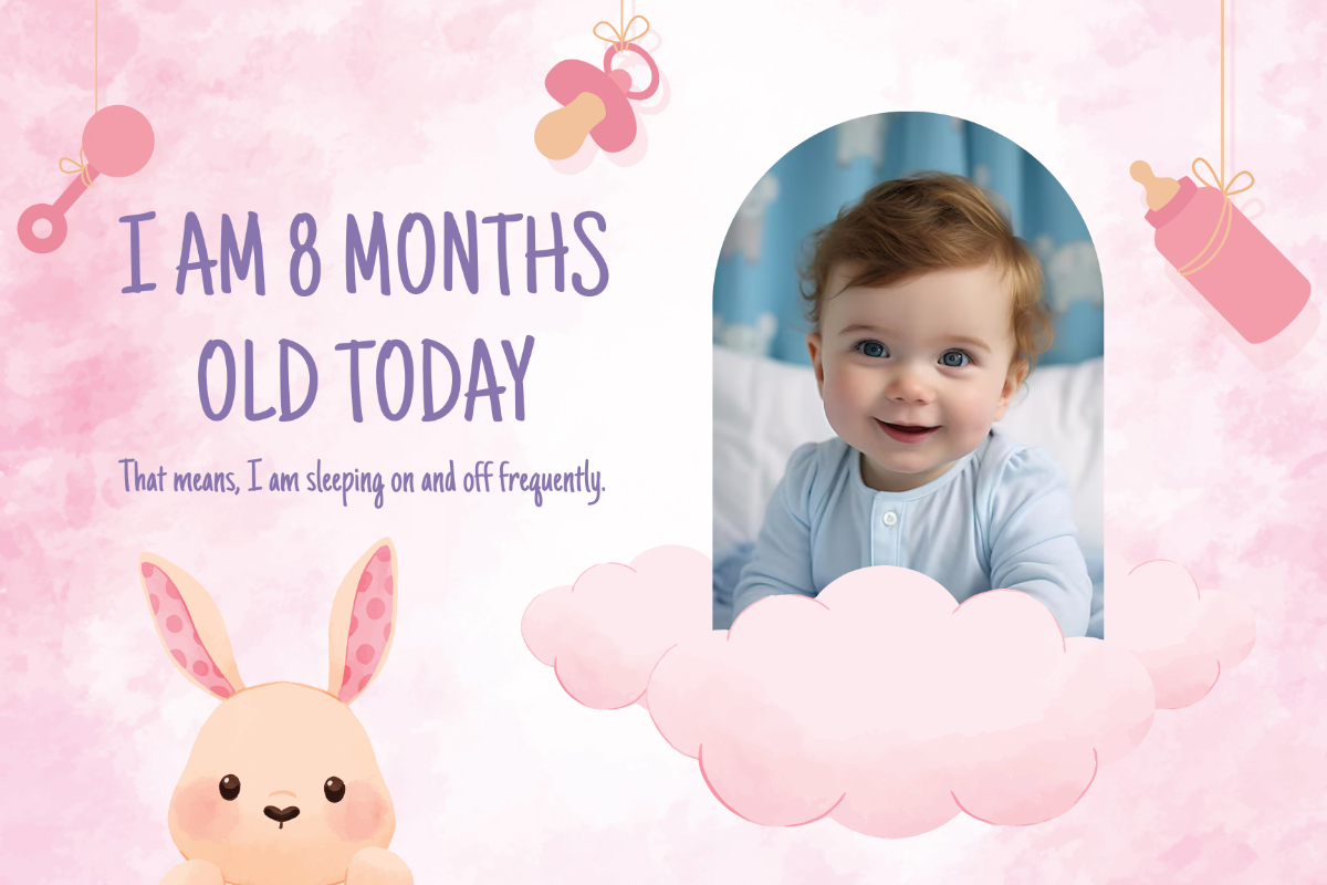 Milestone Baby Photo Card Template - Edit Online & Download