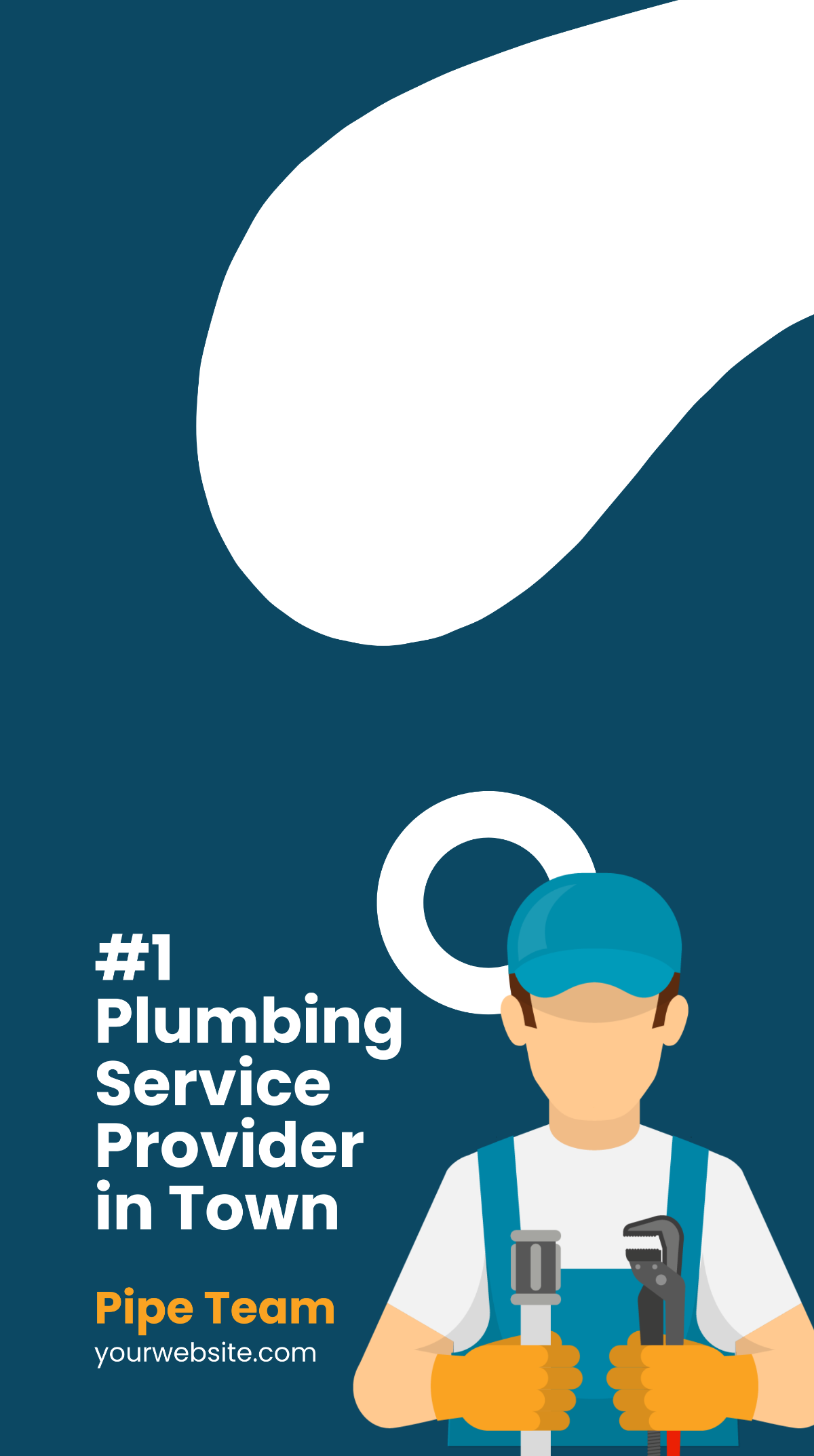 Free Plumbing Service Snapchat Geofilter Template