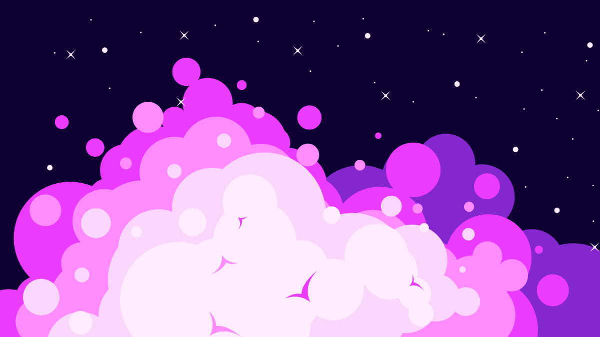 Galaxy Cloud Background Template