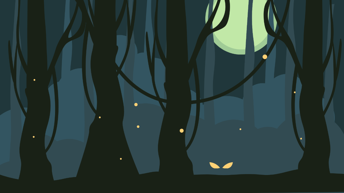Dark Forest Background Template