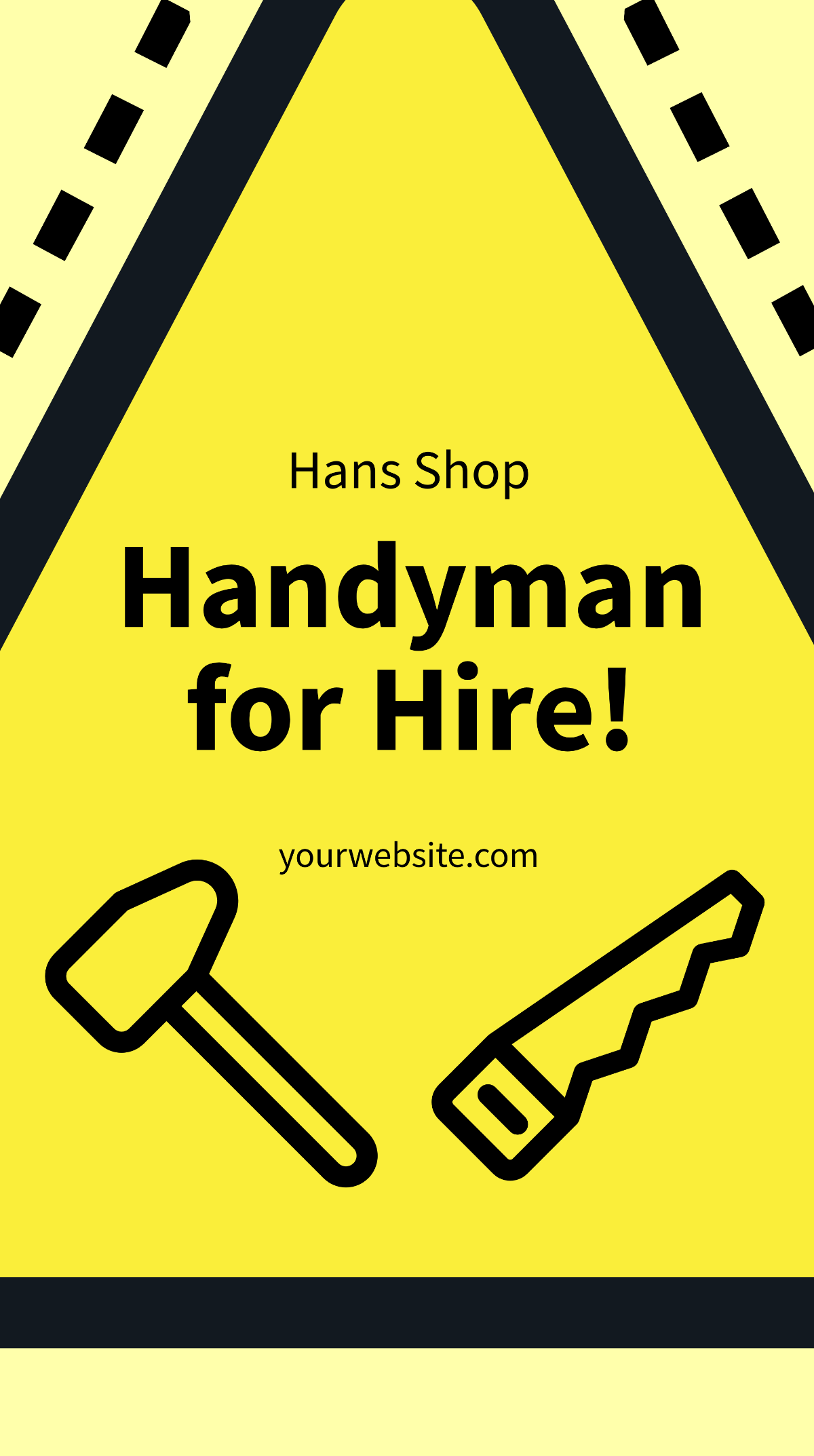 Free Hiring Handyman Instagram Story Template