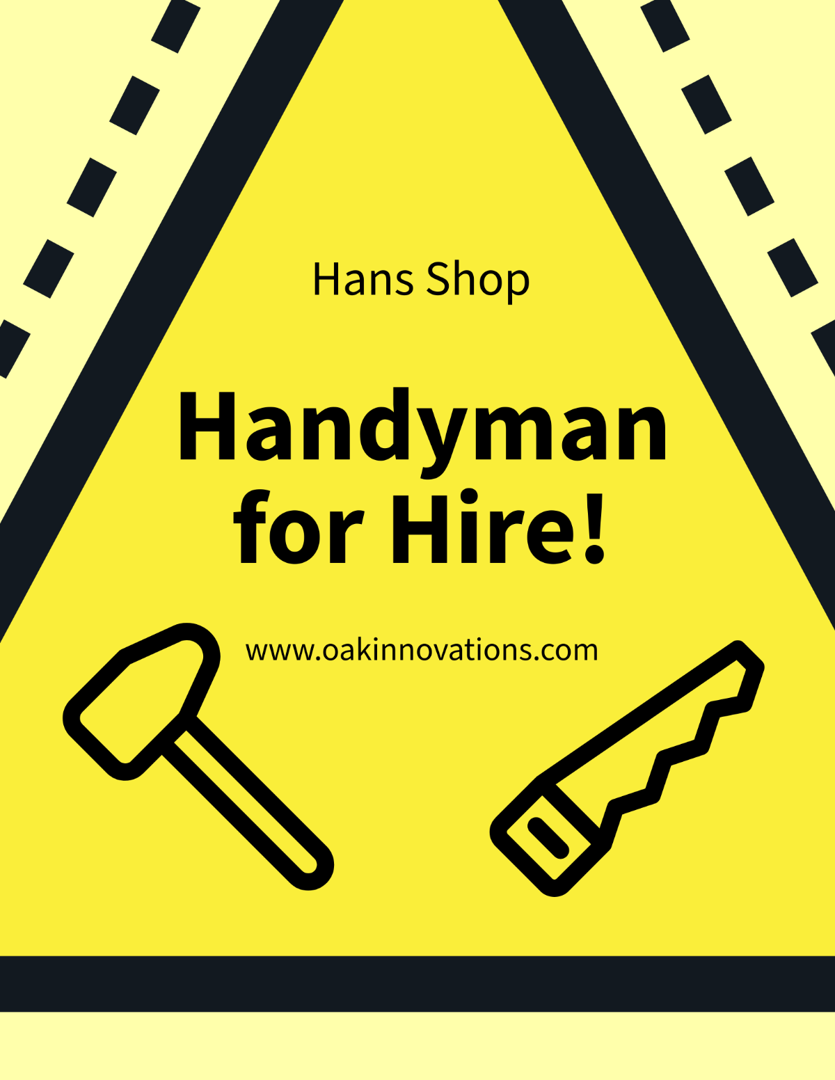 Hiring Handyman Flyer