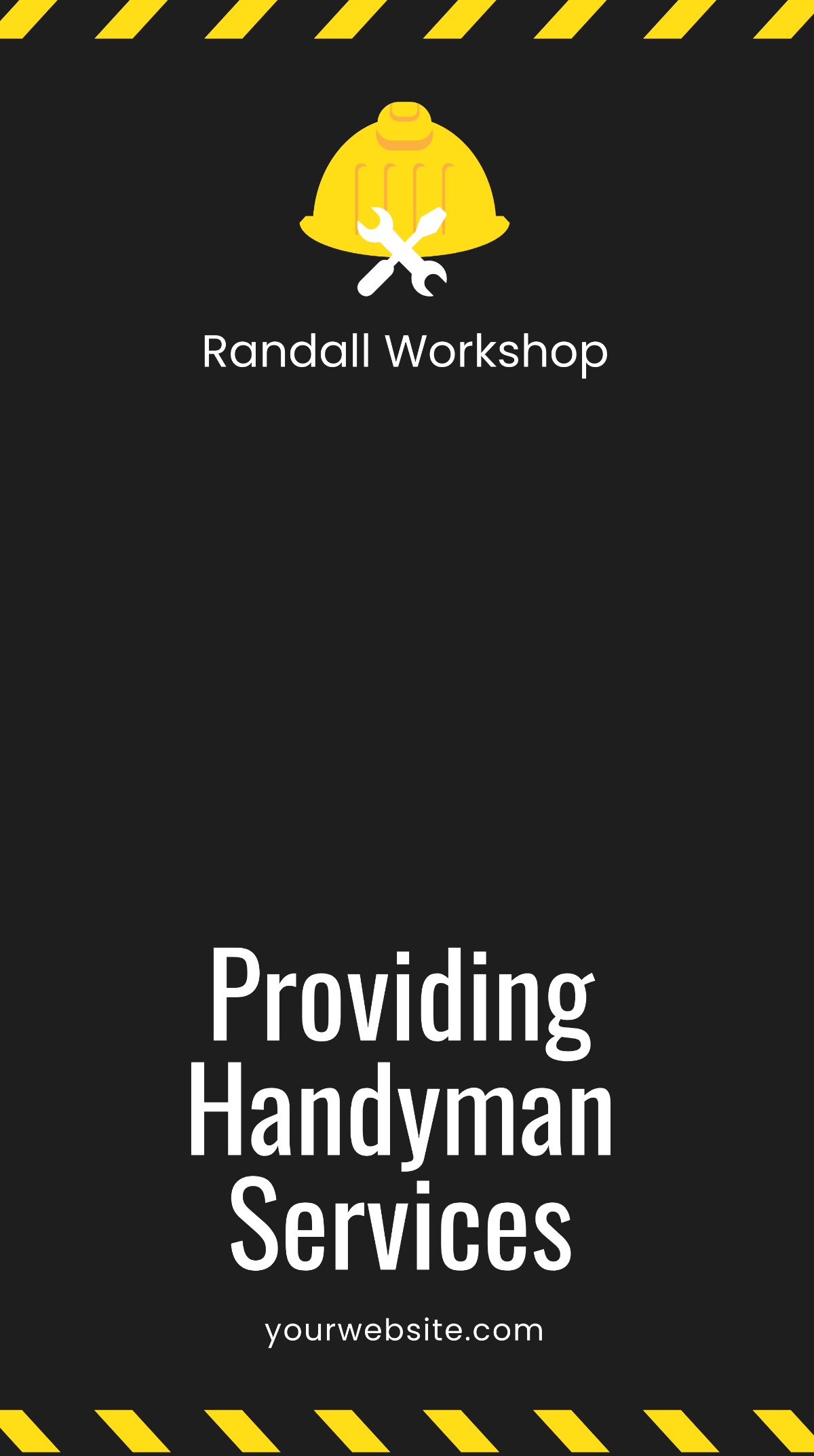 Simple Handyman Services Snapchat Geofilter Template