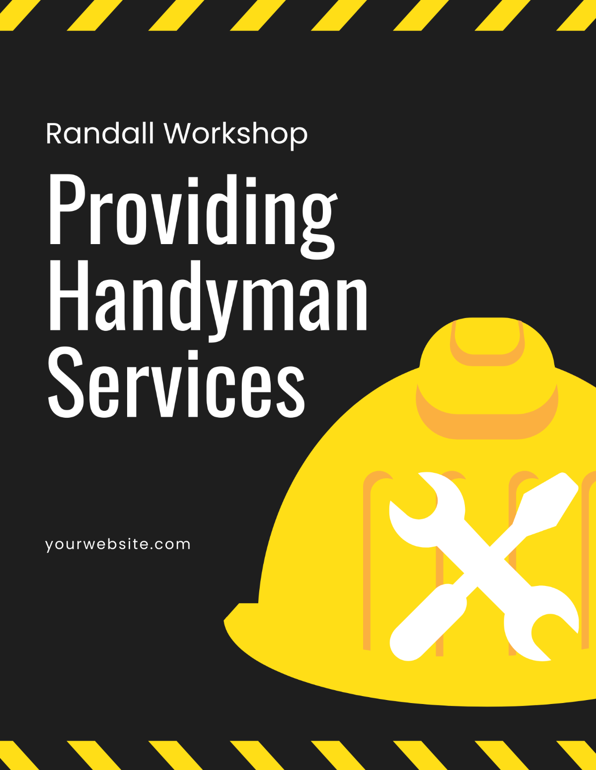 Simple Handyman Services Flyer Template